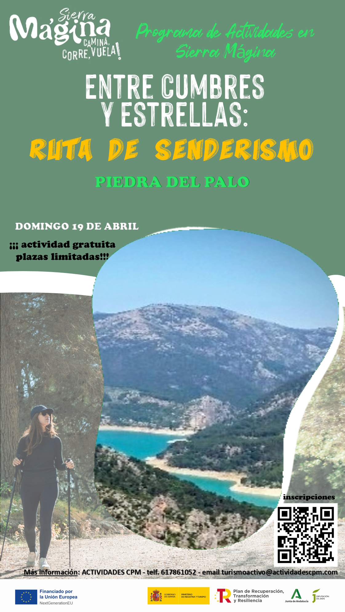 Ruta de senderismo GR7 Tramo Jódar-Bedmar “Sierra Mágina, aventura y deporte de bajo impacto en la alta montaña de Andalucía”