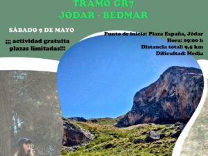 Ruta de senderismo GR7 Tramo Jódar-Bedmar “Sierra Mágina, aventura y deporte de bajo impacto en la alta montaña de Andalucía”