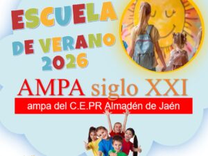Escuela de Verano 2026. CEIP Almadén AMPA Siglo XXI